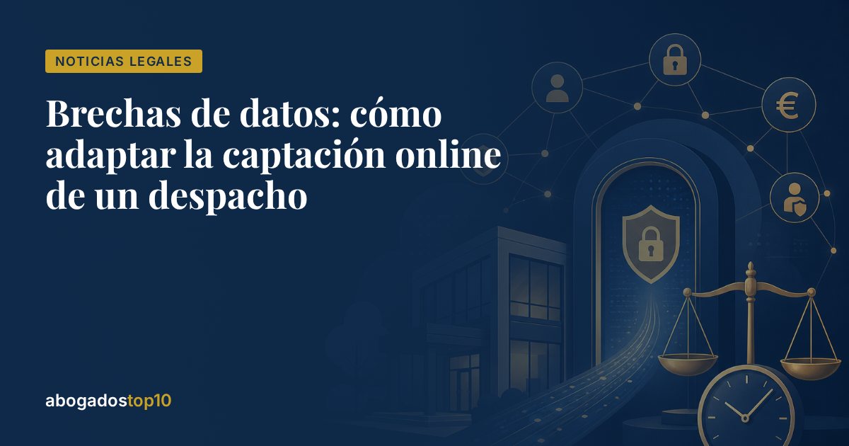 Brechas de datos: cómo adaptar la captación online de un despacho