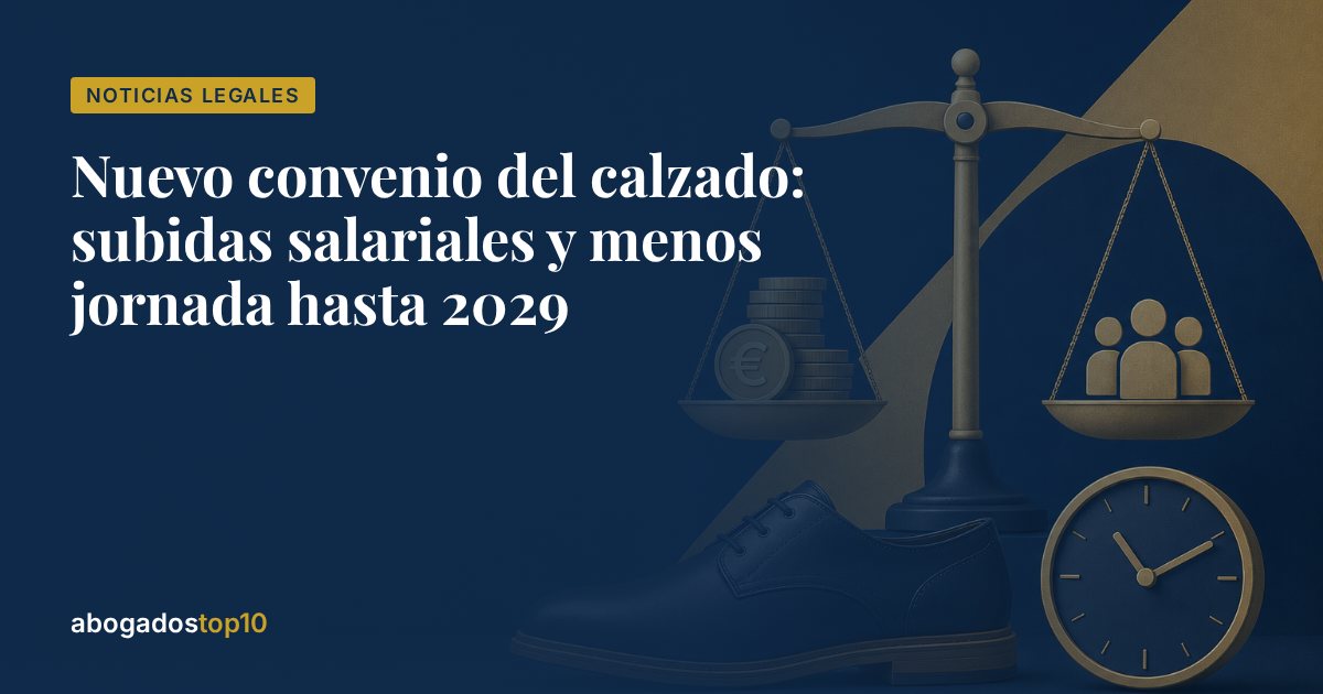 Nuevo convenio del calzado: subidas salariales y menos jornada hasta 2029